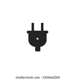 electric plug icon vector logo emplate