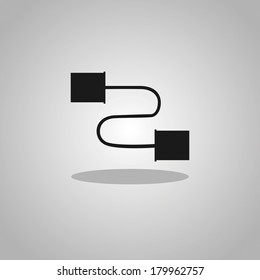 electric plug icone