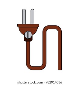 Electric plug isolated