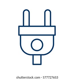 Electric Plug Outline Icon