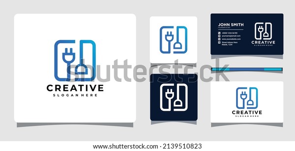 Electric plug square\
Logo Design\
Inspiration
