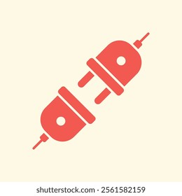 Electric plug trendy artwork beauteous abstract vector illustration colorful applicative design.eps