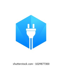 electric plug vector