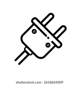electric plug – vector icon