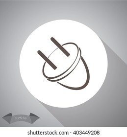 Electric plug Vector icon