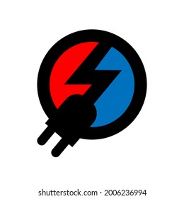 elektrische Plug-Vektorgrafik, ideal für Ladesymbol