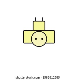 Electric Plugs icon design template EPS 10