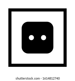 electric plugs icon isolated sign symbol vector illustration - high quality black style vector icons
