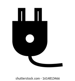 electric plugs icon isolated sign symbol vector illustration - high quality black style vector icons
