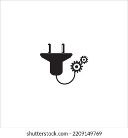 ELECTRIC PLUGS ICON VECTOR ILLUSTRATION SYMBOL DESIGN