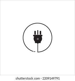 ELECTRIC PLUGS ICON VECTOR ILLUSTRATION SYMBOL DESIGN