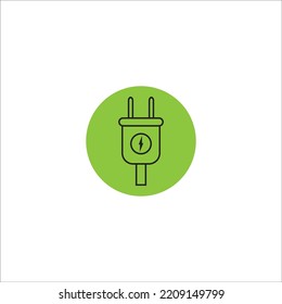 ELECTRIC PLUGS ICON VECTOR ILLUSTRATION SYMBOL DESIGN