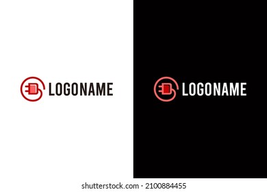 Electric plugs logo. Very suitable various business purposes also for symbol, logo, company name, brand name, icon and many more.