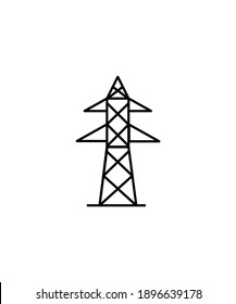 electric pole icon,vector best flat icon.