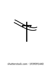 electric pole icon,vector best flat icon.