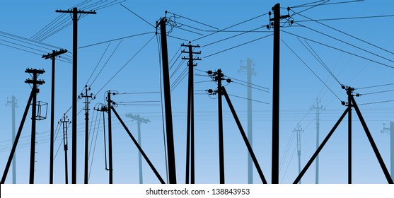 街 電信柱 のイラスト素材 画像 ベクター画像 Shutterstock