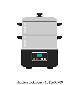 Vector eléctrico de la olla. Pozo eléctrico sobre fondo blanco.