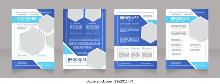 Electric power distribution business blank brochure design. Template set with copy space for text. Premade corporate reports collection. Editable 4 paper pages. Calibri, Arial fonts used