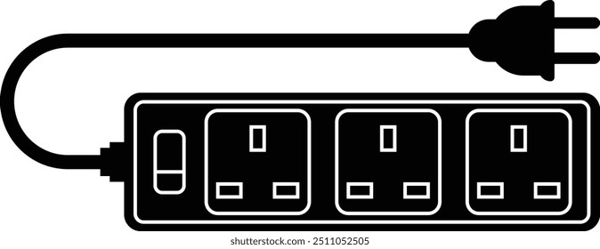 Electric, Power Extension. Simple icon