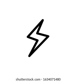 Electric Power Icon. Premium UI UX Icons. Modern and Minimalist Vector Logo Template.