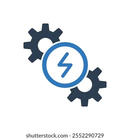 Electric Power Icon Sign Symbol