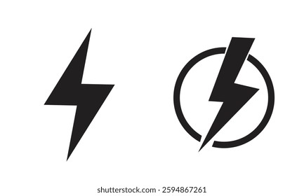 Electric power icon vector art 