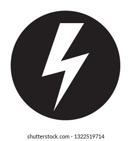 Electric power logo design element, energy icon.