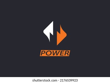electric power Logo Template vector flat design