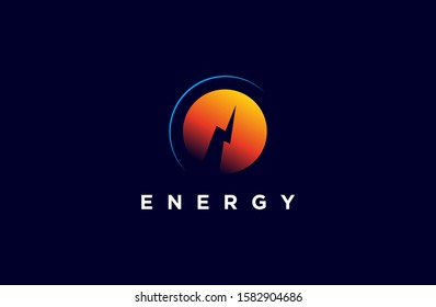 electric power logo template for your business brand icon vector