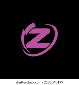 Electric Power Symbol With Letter Z