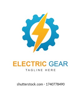 Electric Power Vector Logo Design Element Stock Vector (Royalty Free ...