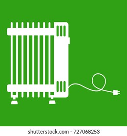 electric radiator icon vector