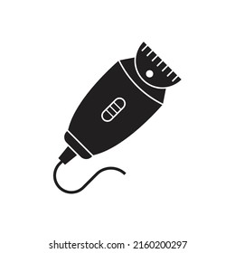 Electric razor icon design isolated on white background