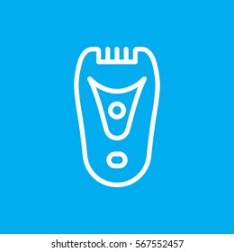 electric razor icon illustration isolated vector