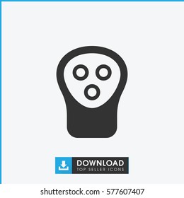 electric razor icon illustration isolated vector
