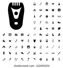 Electric razor icon illustration isolated vector. beauty icons vector set. on white backgroun