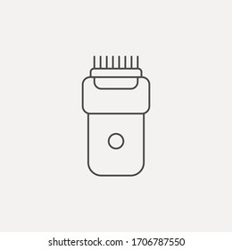 Electric razor icon sign vector,Symbol, logo illustration for web and mobile
