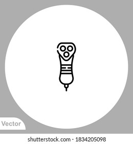 Electric razor icon sign vector,Symbol, logo illustration for web and mobile