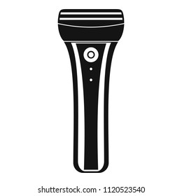 Electric razor icon. Simple illustration of electric razor vector icon for web design isolated on white background