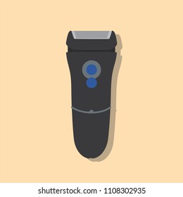 Electric razor icon, vector illustration design. Barbershop objects collection.