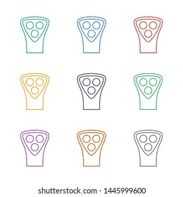 electric razor icon white background. Editable line electric razor icon from beauty. Trendy electric razor icon for web and mobile.