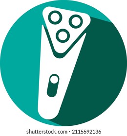 Alambre eléctrica, ilustración, vector sobre fondo blanco.