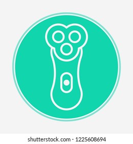 Electric razor vector icon sign symbol