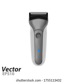 Electric razor in vector.Modern electric razor vector illustration.