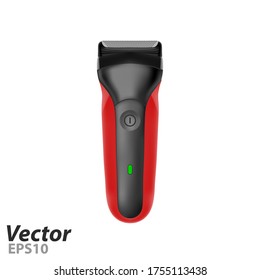 Electric razor in vector.Modern electric razor vector illustration.