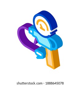 electric repair tool icon vector. isometric electric repair tool sign. color isolated symbol illustration