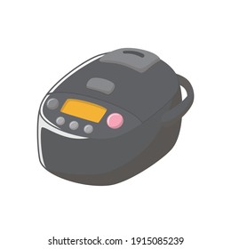 Elektrischer Reiskocher, Vektorgrafik.