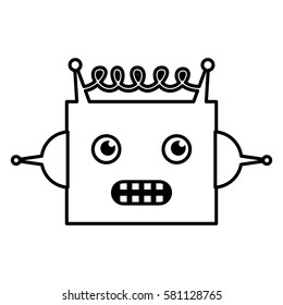 electric robot avatar character
