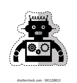electric robot avatar character