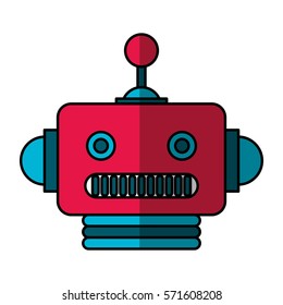 electric robot avatar character vector illustration design
